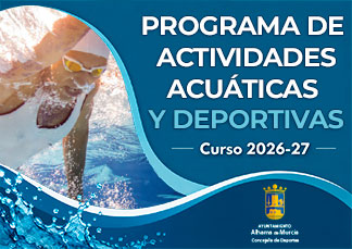 Actividades deportivas y acu&aacute;ticas 2026