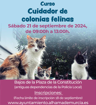 Curso Cuidador Colonias Felinas